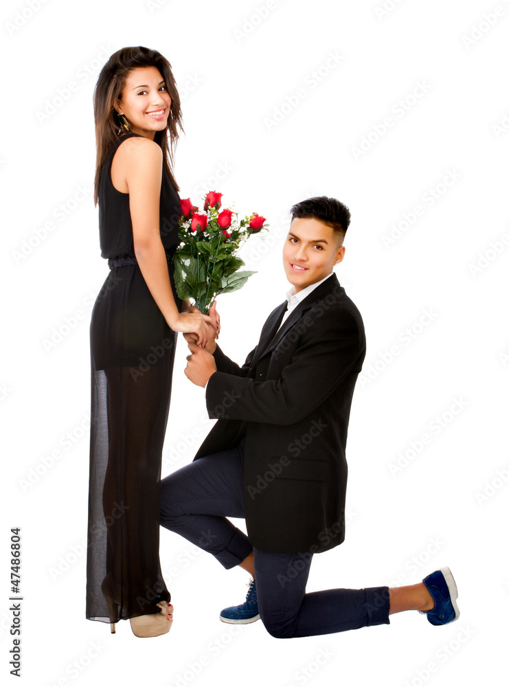 engagement with rose engagement with rose