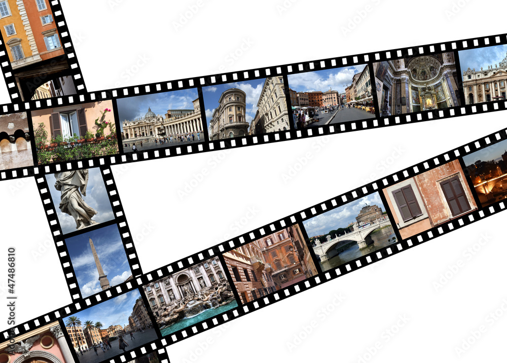 Fototapeta premium Rome, Italy - memories slideshow