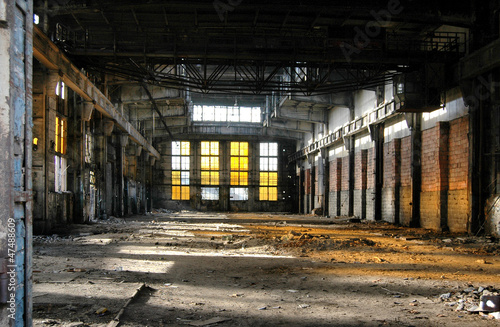 Old industrial building. photo