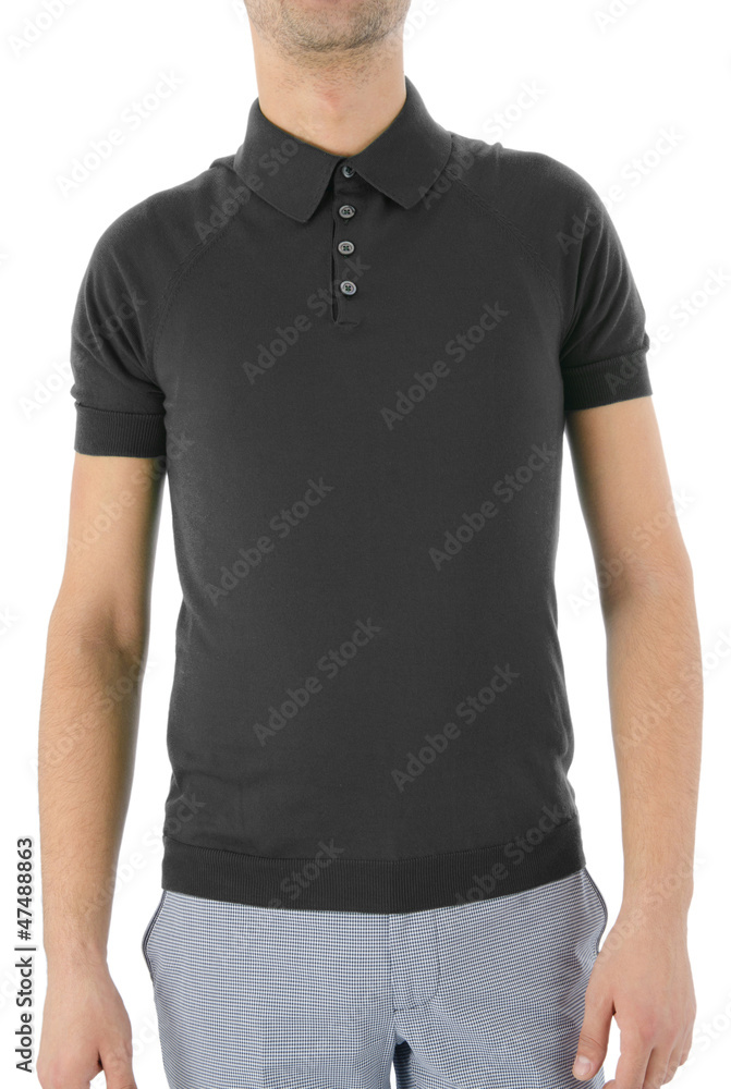 Male shirt isolated on white Male shirt isolated on white