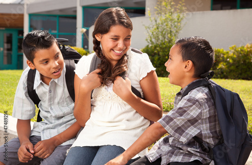 Hispanic Brothers and Siste...