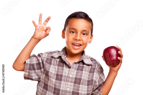 Adorable Hispanic Boy with ...