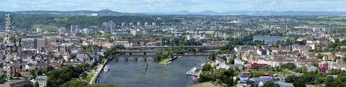 Panorama of Koblenz, Germany