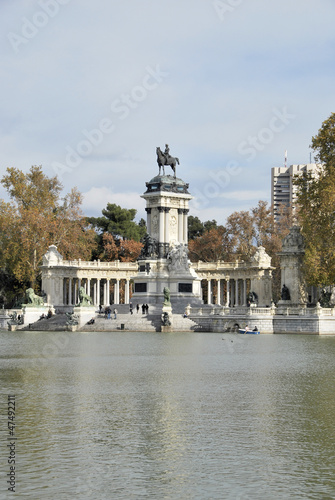 Madrid, Retiro Park, Alfonso XII monument