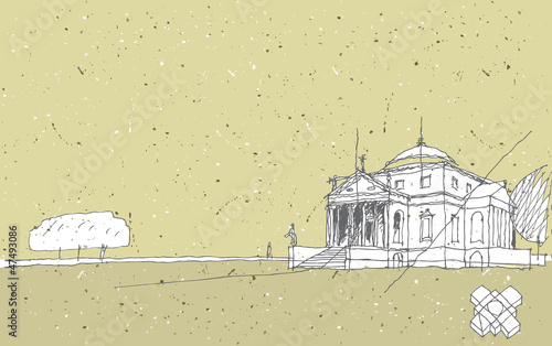 Sketching Historical Architecture in Italy: Villa Rotunda
