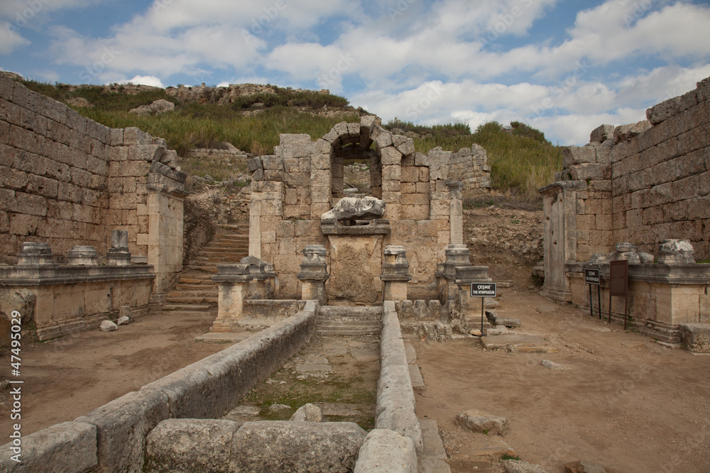 Dating back to 1200 BC, The ancient city of Perge