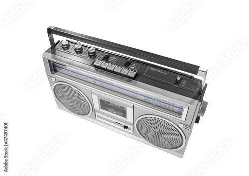 Portable Vintage Radio Cass...