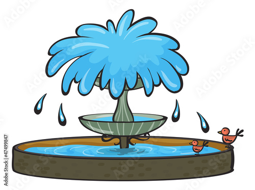 a fountain
