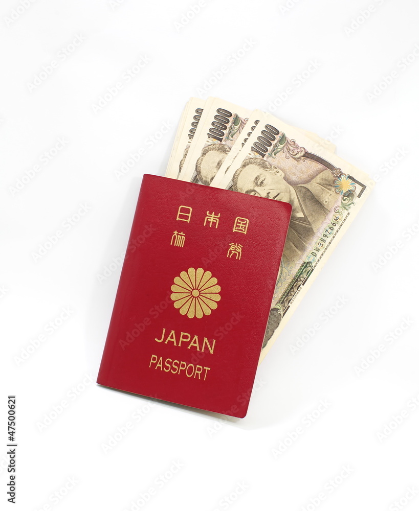 Japanese passport and japanese yen Japanese passport and japanese yen
