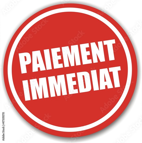 bouton paiement immediat