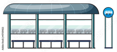 a bus stop