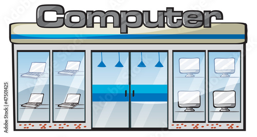 a computer store
