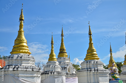 pagoda in temple,Chiang mai THAILAND © itataekeerati