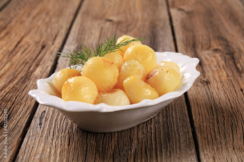 Carta da parati Parisian potatoes (Pommes Parisienne)