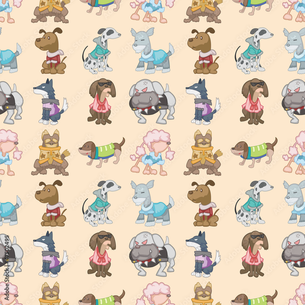 seamless dog pattern seamless dog pattern