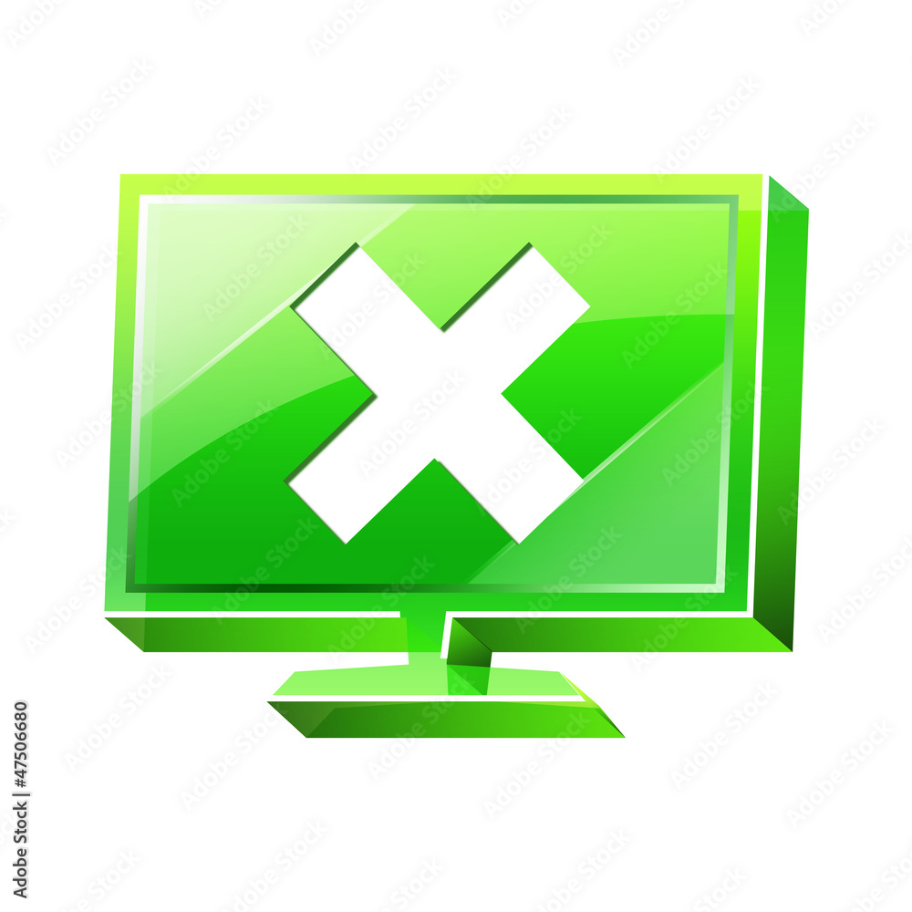 Fototapeta premium Transparent to the 3d icon