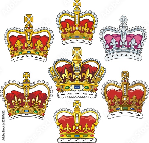 British heraldic crowns