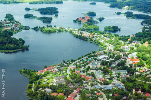 Land from above