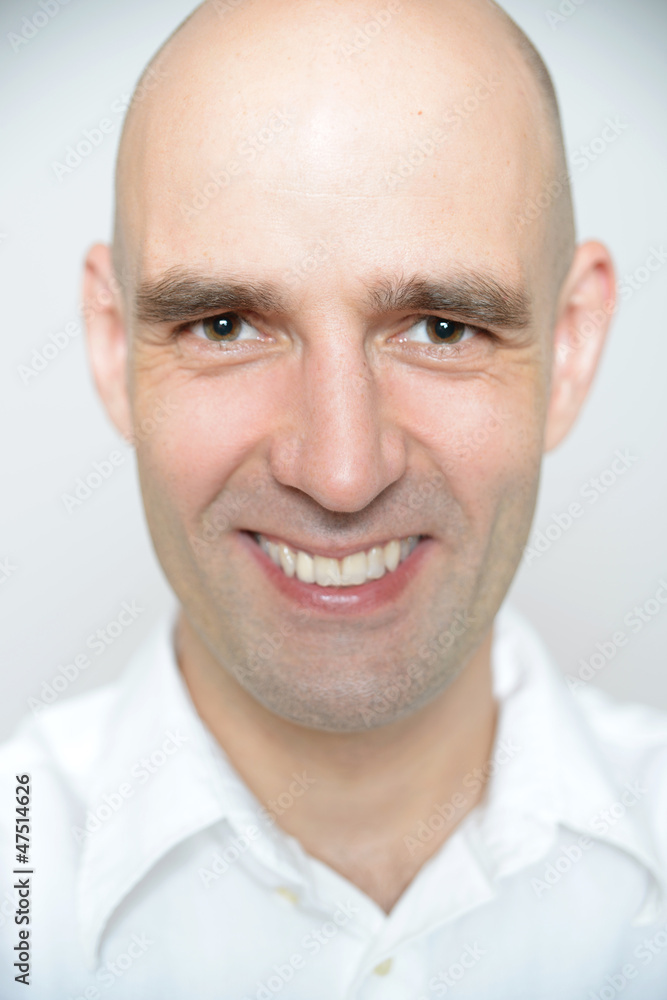 Obraz premium Lachender Mann