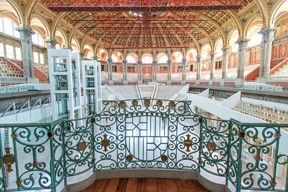 Fototapeta premium National Art Museum interior Barcelona Spain