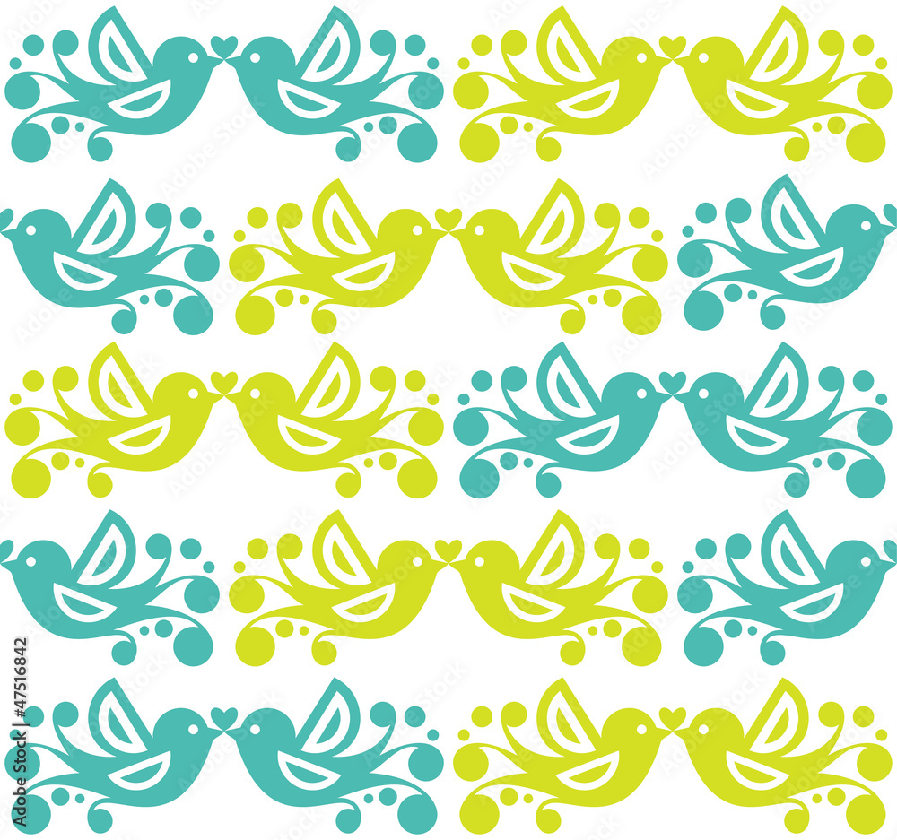 Decorative bird pattern Decorative bird pattern