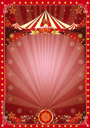 poster christmas circus