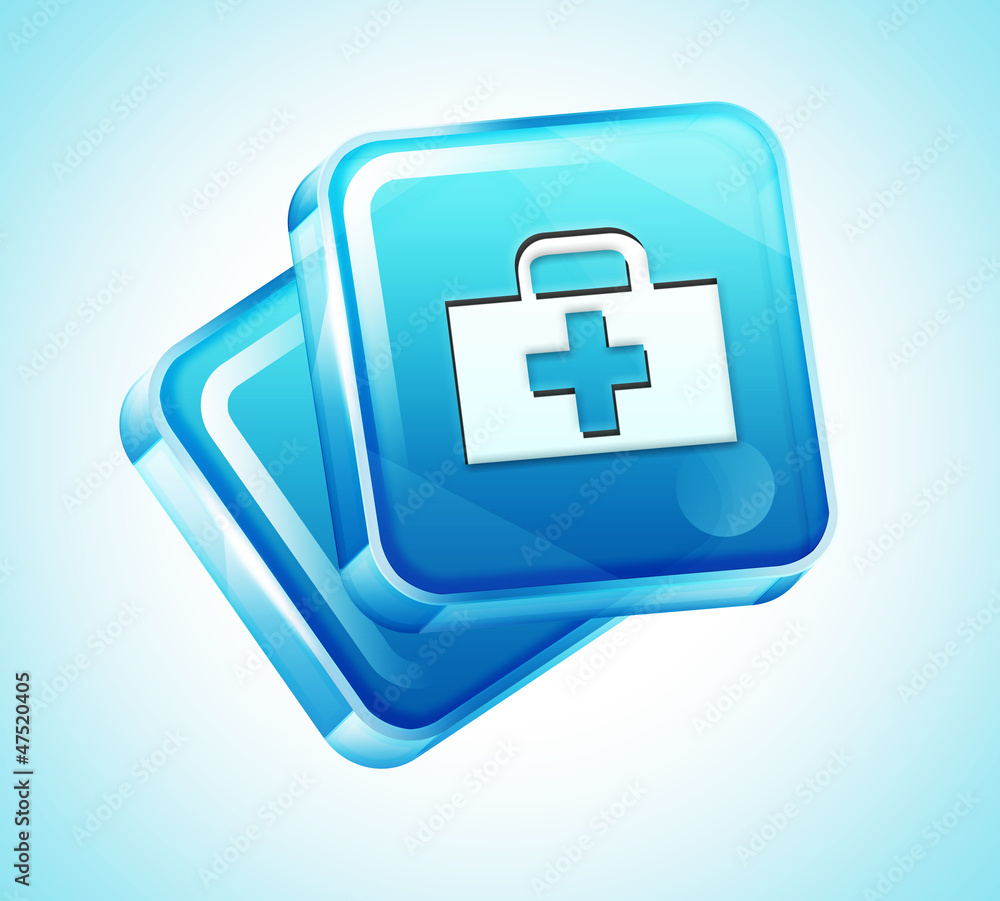 Obraz premium Transparent to the 3d icon