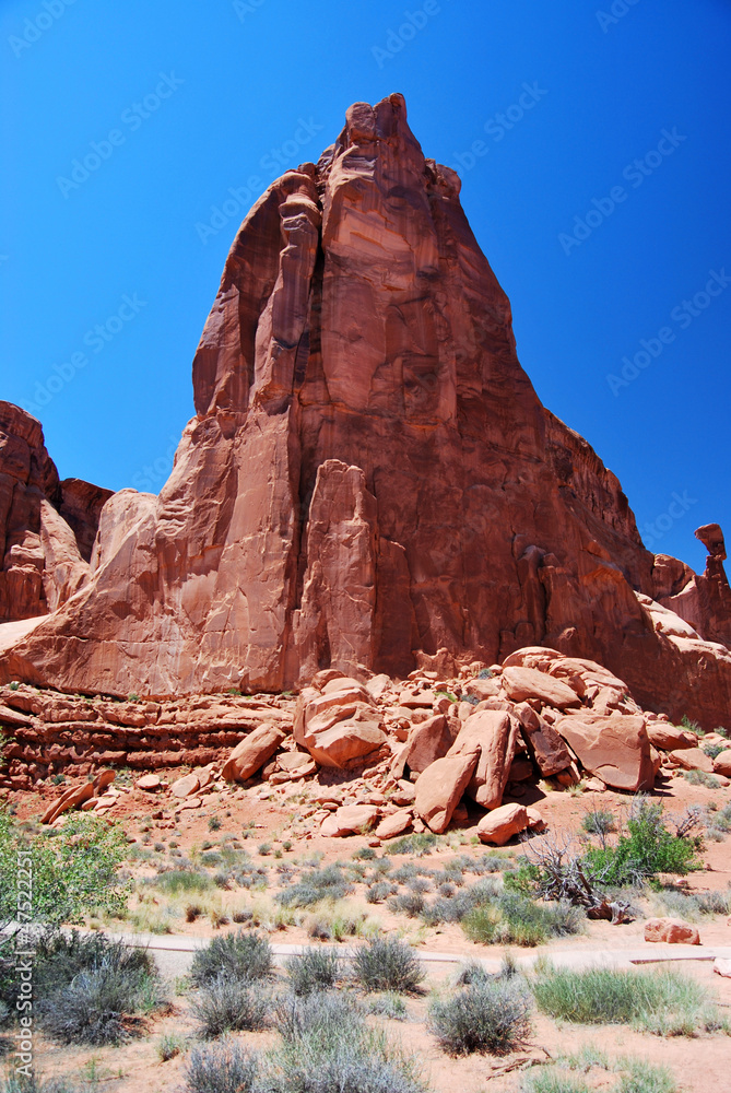 Fototapeta premium Piton Rocheux, Arches National Park, USA