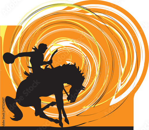 abstract horse illustration