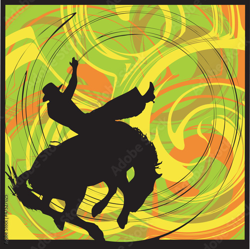 abstract horse illustration