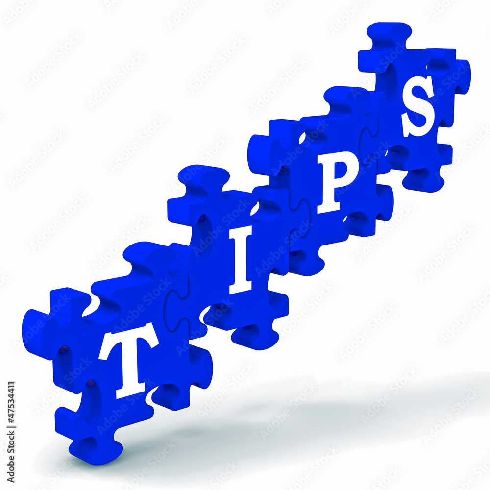 Tips Puzzle Showing Tricks And Hints Tips Puzzle Showing Tricks And Hints