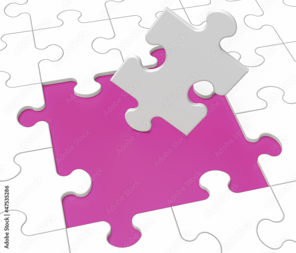 Missing Puzzle Pieces Showing Loss Missing Puzzle Pieces Showing Loss