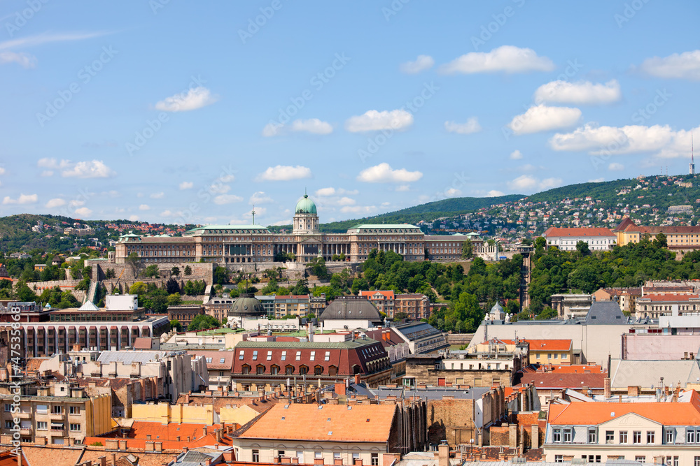 Budapest Cityscape and Buda Castle