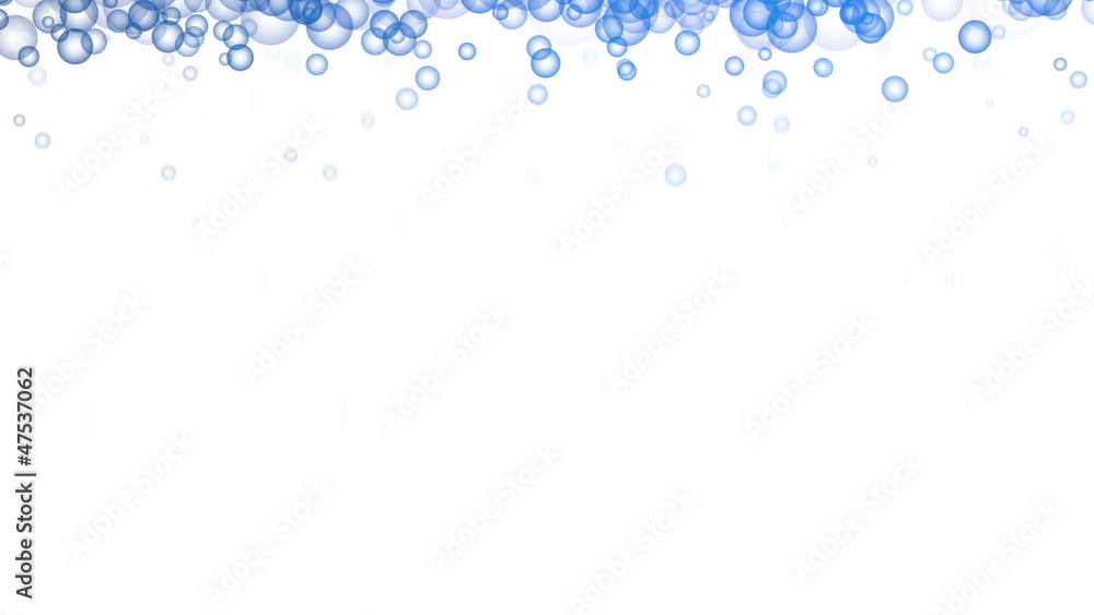 Bubbles, isolated on white background, loop Bubbles, isolated on white background, loop