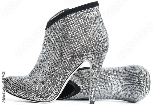 womanish shoes isolated on white background