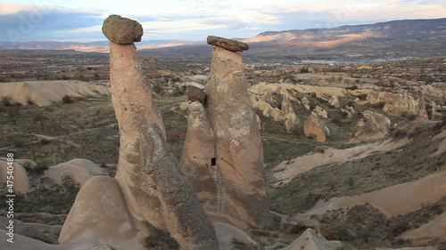 Famous city  Cappadocia in Turkey