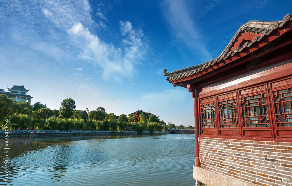 Fototapeta premium Chinese ancient buildings