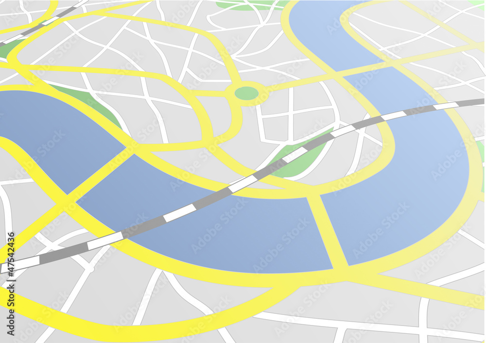 Fototapeta premium city map
