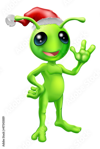 Christmas alien