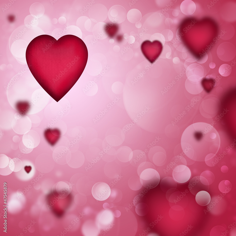 Abstract background to the Valentine's day