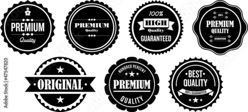 Vintage Premium Quality Labels and Stamps