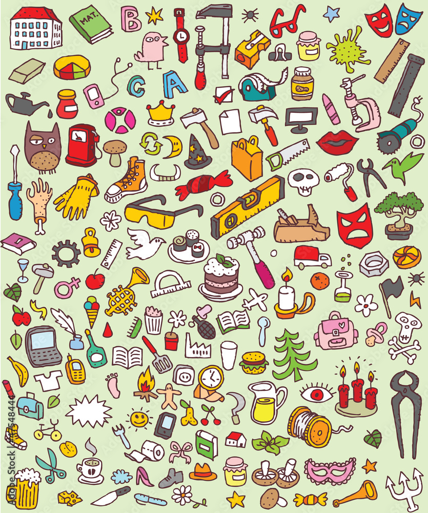 Big Doodle Icons Set : collection of small icons : No. 3