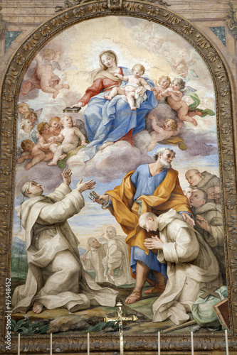 Holy Mary in heaven - basilica Santa Maria degli Angeli