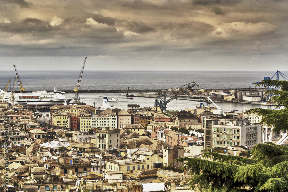 Vista di Genova dall'alto