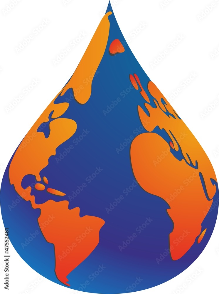 Obraz premium PLANETA AGUA