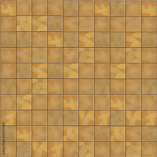 Brown floor tiles background. Vector illustration.