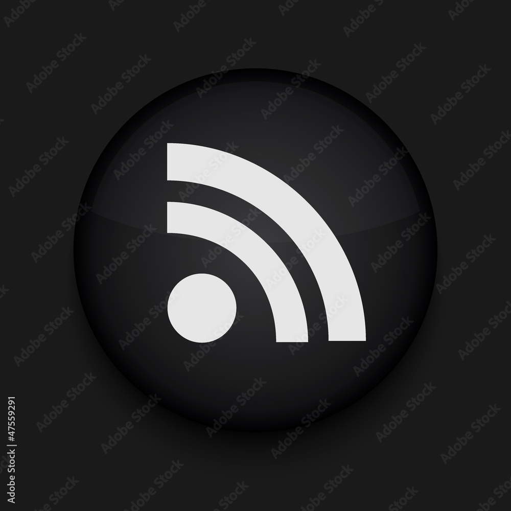 Vector rss icon. Eps10. Easy to edit Vector rss icon. Eps10. Easy to edit