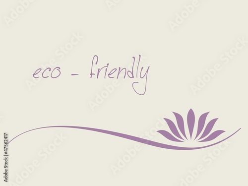 Fototapeta Naklejka Na Ścianę i Meble -  water lily , Buddha, Eco friendly business logo design