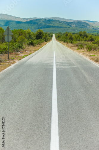 A straight road © paul prescott