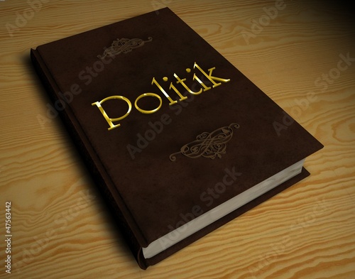 3D Buch - Politik photo